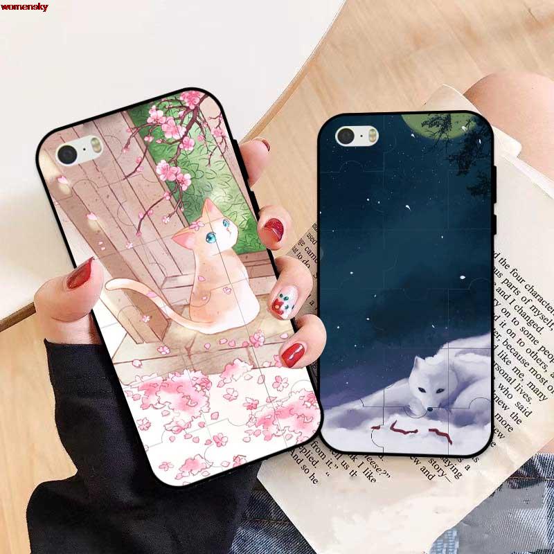 Ốp điện thoại silicon mẫu 4 YXRAA cho iphone 5 5S SE 6 6S 7 8 Plus X XS XR 11 12 mini Pro MAX 2020