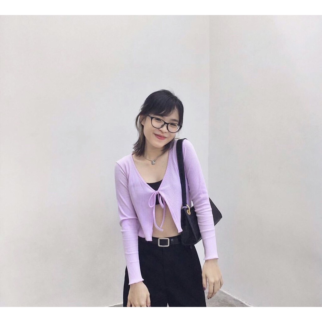 Áo khoác gân cardigan siêu hot hit MANA1007201
