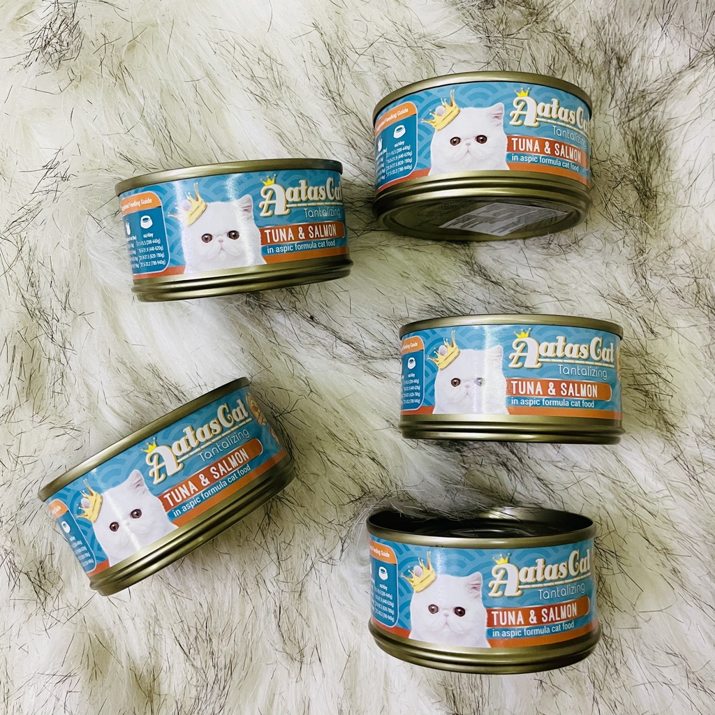 Pate AATas lon cho mèo 80g| Pate mèo lon Aatas Cat nhập khẩu Thái Lan