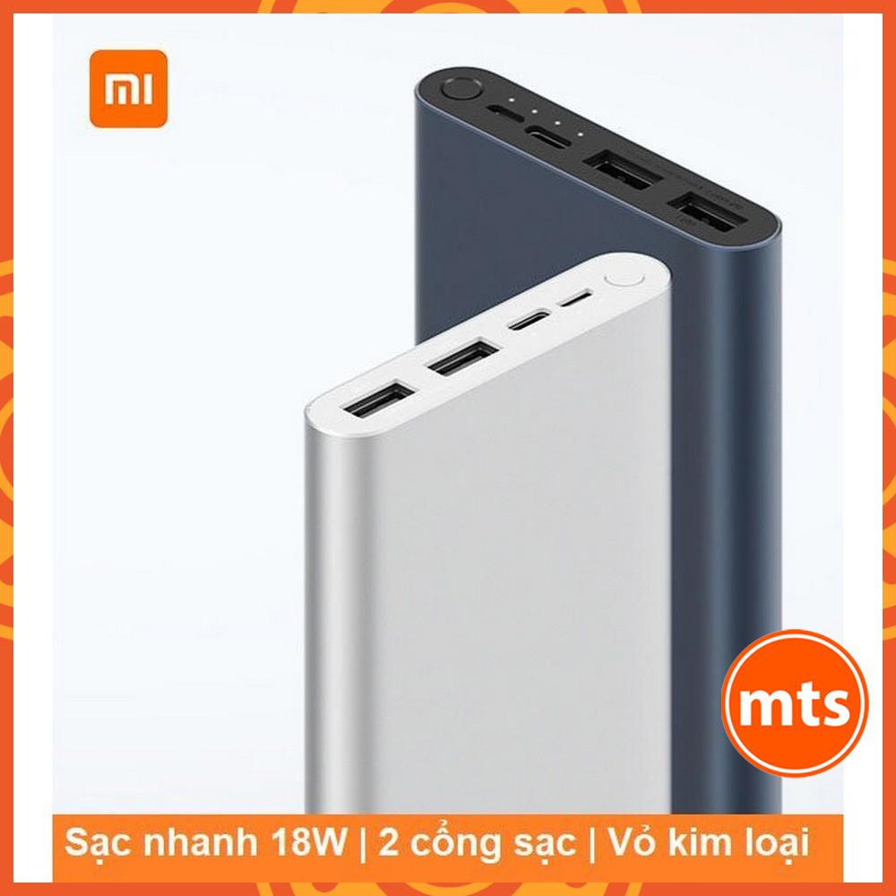 [CHÍNH HÃNG] Pin sạc dự phòng Xiaomi Gen 3 10000mAh PLM13ZM bản sạc nhanh - Minh Tín Shop