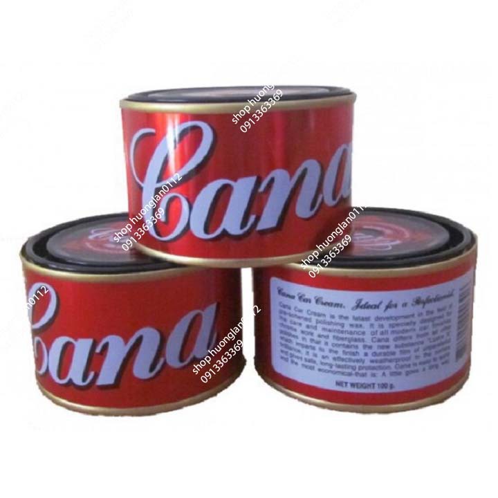 Xi Đánh Bóng xe máy CANA Kem tẩy các chất keo bẩn trên bề mặt nhưa  - Hàng Nhập Thai Lan 100g