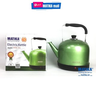 Ấm đun nước,ấm đun đế liền Matika MTK-55 nấu nước nhanh,bảo hành 12 tháng