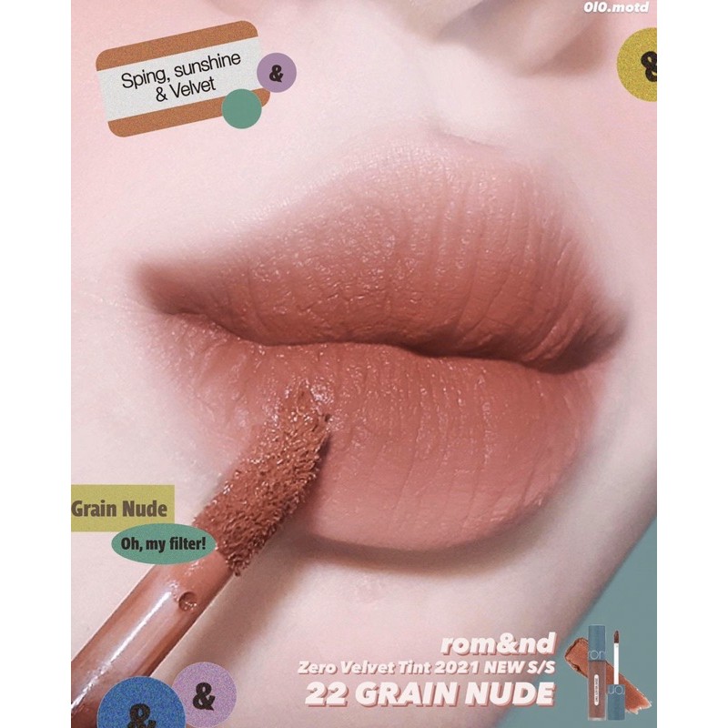 [2021] Romand Bare Juicy Lasting Tint và Romand Vintage Filter Zero Velvet Tint | BigBuy360 - bigbuy360.vn