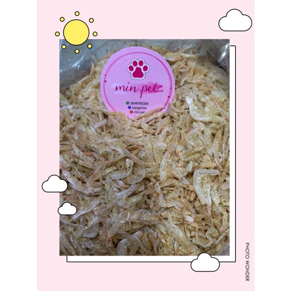 Tép khô  thức ăn bổ sung protein cho hamster , chuột cảnh