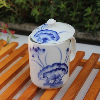 cốc uống trà gốm sứ Bát Tràng