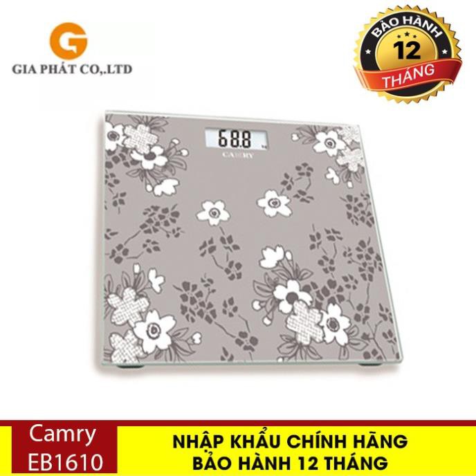 [BẢO HÀNH 1 NĂM] Cân sức khỏe, Cân điện tử Camry EB1610H,Cân sức khỏe,Cân - Cân điện tử cao cấp Camry TẶNG KÈM PIN