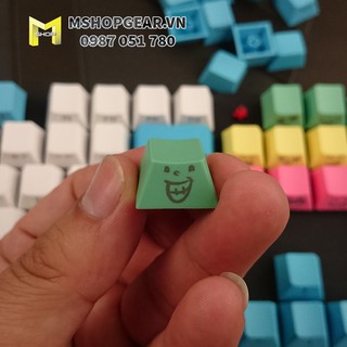 Set keycap Chalk  thick PBT ninja cherry profile 117 keys