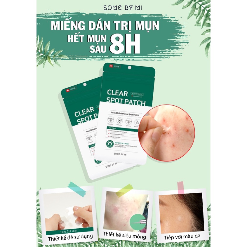 Miếng Dán Mụn Some By Mi Don't Pop It. Just Leave It 18Pcs 8g