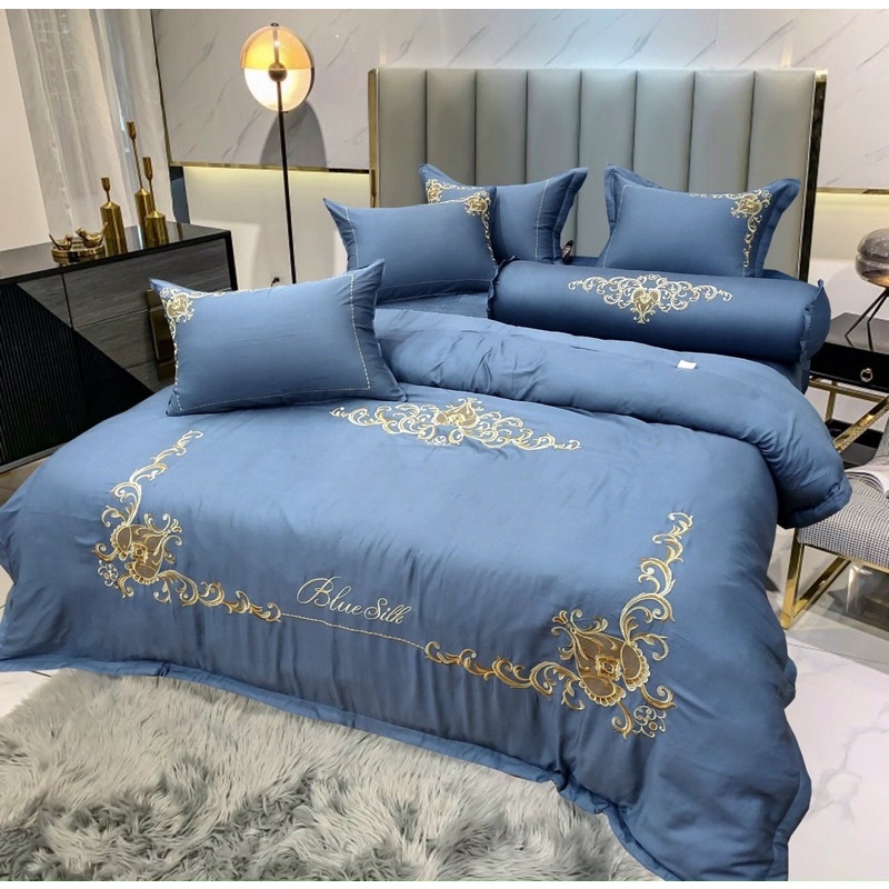 Bộ chăn ga gối lụa tơ tằm