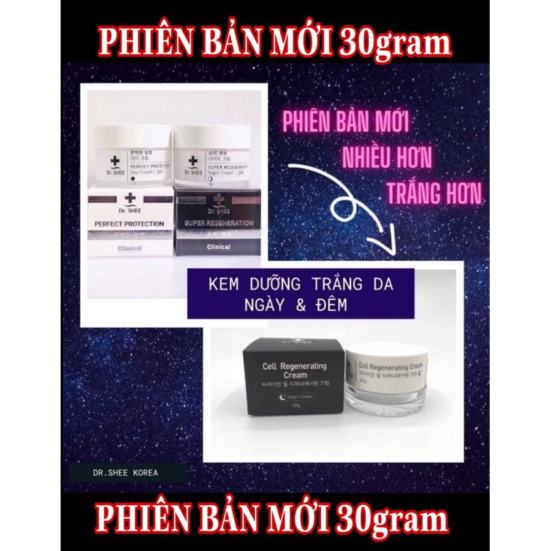 BỘ DƯỠNG NGÀY & ĐÊM DR SHEE (PhIÊN BẢN MỚI 30gam)