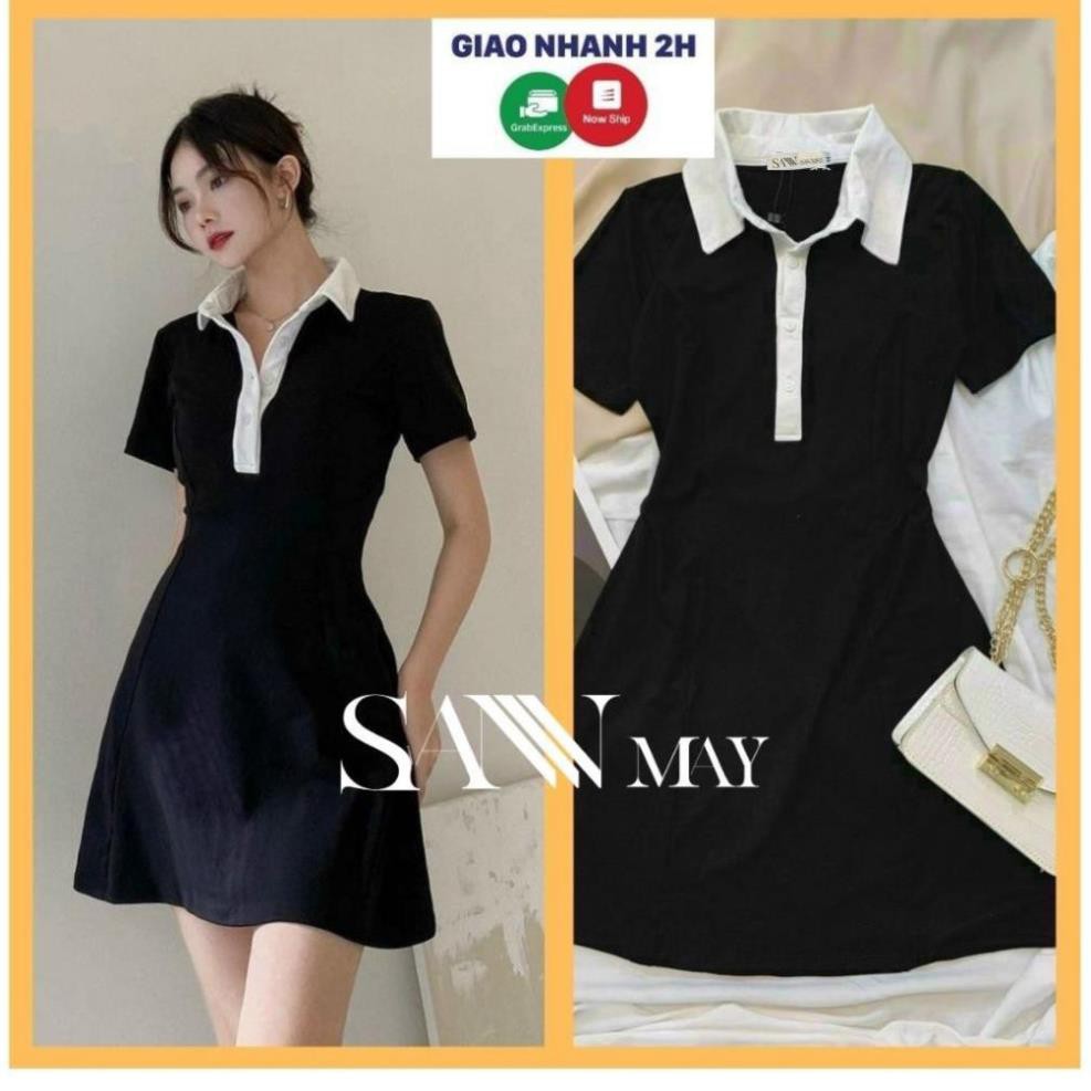 Váy polo body tay ngắn xinh yêu, đầm polo đi dự tiệc, đi chơi dạo phố, đi bar sang chảnh - có Bigsize SANCLOTHING *