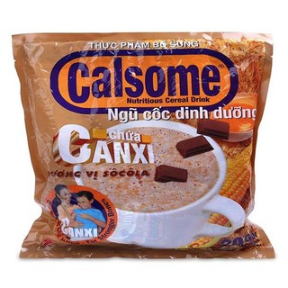 Ngũ Cốc Dinh Dưỡng Calsome Chứa Canxi Hương Vị Socola Gói 500G