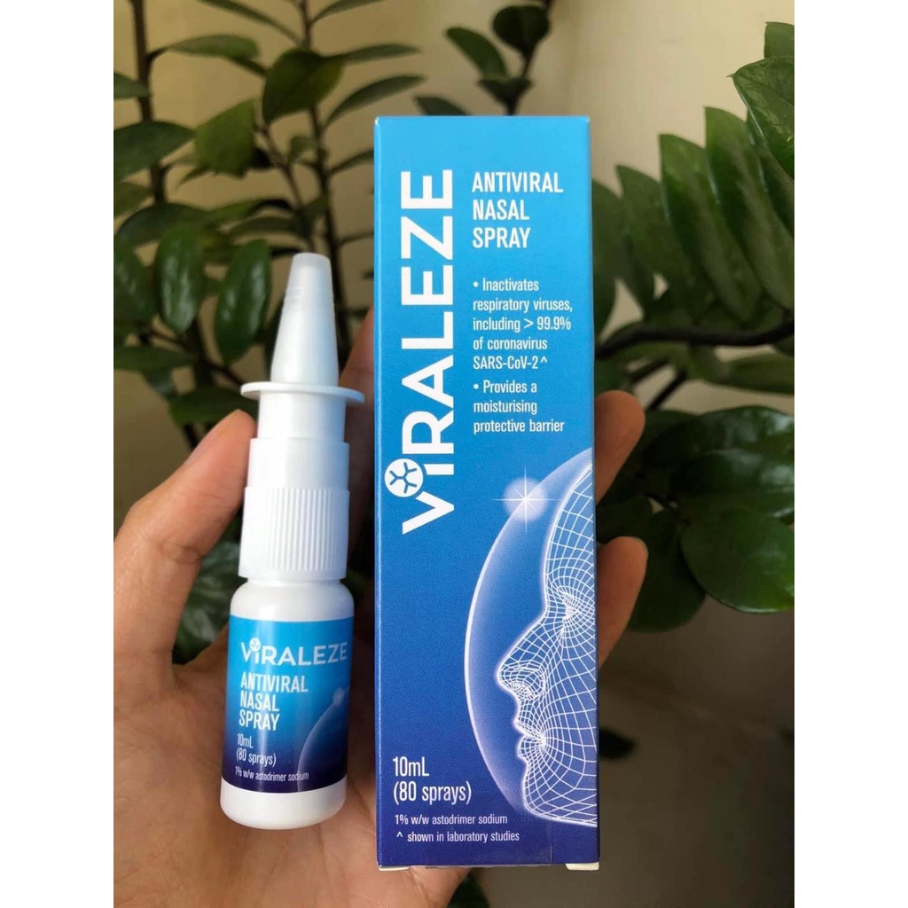Xịt Mũi VIRALEZE - Bình Xịt Mũi Kháng Virus Viraleze 10ml Chính Hãng Kháng Covid Và Diệt SARS-CoV-2