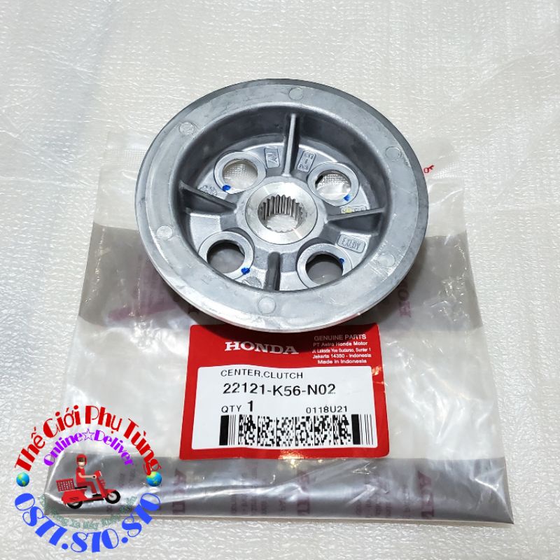 Đế nhôm nồi Sonic 150, Winner Zin mới hàng nhập khẩu Indonesia - 22121-K56-N02 / 22350-K56-N02