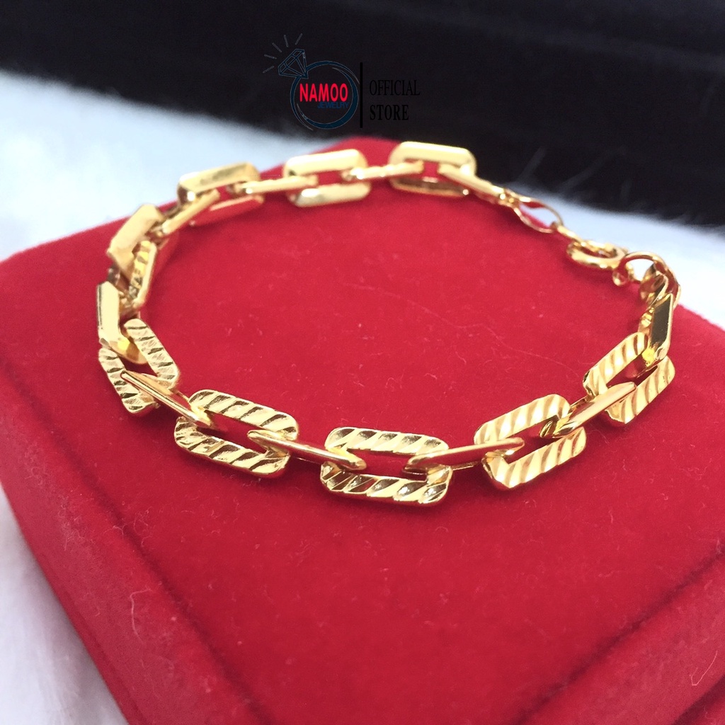 Lắc xích nữ L257 bền màu, ko đen gỉ Namoo Jewelry