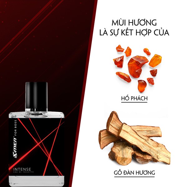 Nước Hoa Cao Cấp X-Men For Boss Intense 49ml- Hương Trầm Nội Lực