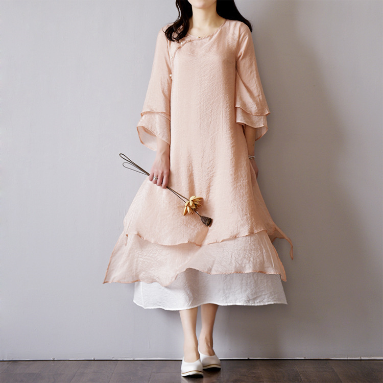 Đầm Nữ Tay Lửng Thời Trang Thanh Lịch Tinh Tế