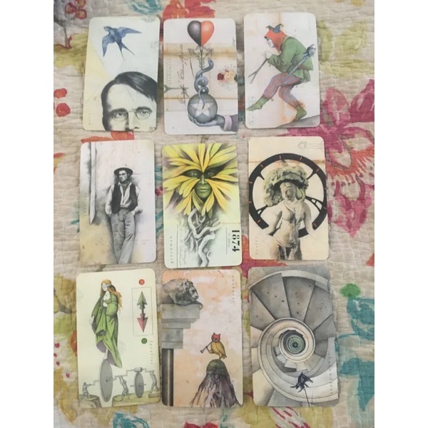Bộ bài The Archeo - Nick Bantock - 40 lá bài kèm hướng dẫn - Order Amazon US