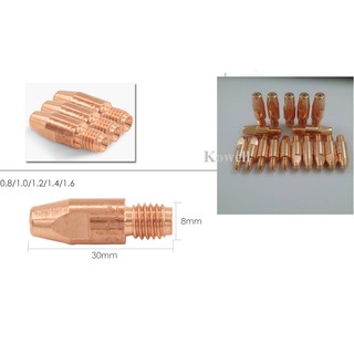 Bép hàn mig 36KD  M8*30 Phụ kiện máy hàn mig Phụ kiện súng mỏ hàn mig 36KD 501D 0.8 1.0 1.2 1.6