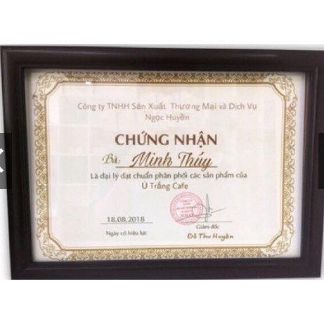 Ủ TRẮNG CAFE 300g Mẫu Mới ( Chính Hãng )