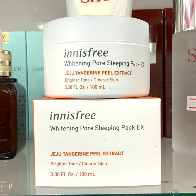 MẶT NẠ NGỦ SÁNG DA INNISFREE WHITENING PORE SLEEPING PACK EX 100ML CHÍNH HÃNG - 5328