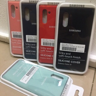 Ốp lưng Silicon cover Galaxy Note 10/ Note 10 Plus chống bẩn, mềm mịn êm ái