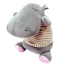 gối bông Bobby hình hà mã