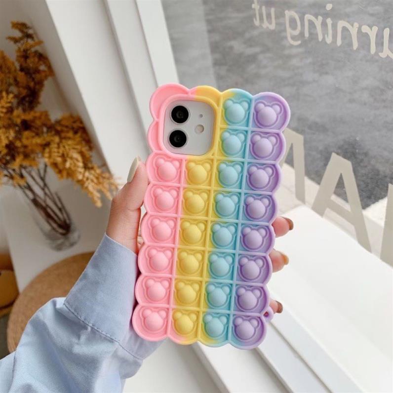 Ốp Điện Thoại Hình nổi Cho iPhone 6 6s se 2020 7 8 Plus X XS Max 11 12 13 Pro Max