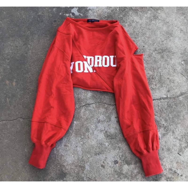 ÁO CROPTOP TAY DÀI 2HAND