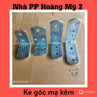 Ke góc chữ L sắt tráng kẽm bảng 2,5cm