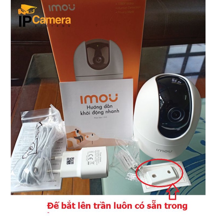 Trợ giá++Wifi 4MP IPC-A42P-B-iMOU (2K) Full HD Còi Hú Báo Động Độ nét cao