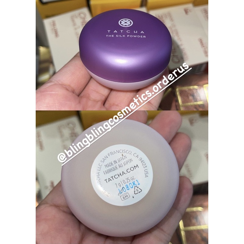 Phấn phủ Tatcha The Silk fullsize 20g, mini 7g