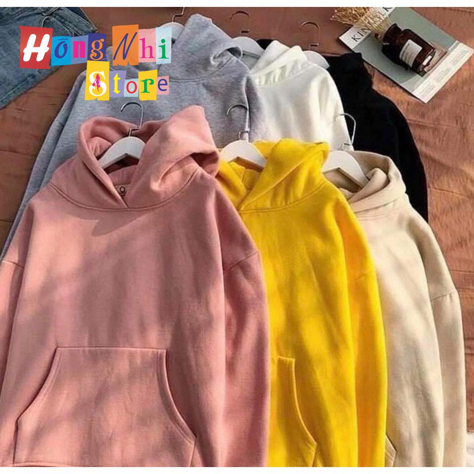 Áo Hoodie Trơn Màu Hồng Ruốc Cao Cấp Dáng Rộng Unisex Nam Nữ Mặc Được - MM | BigBuy360 - bigbuy360.vn