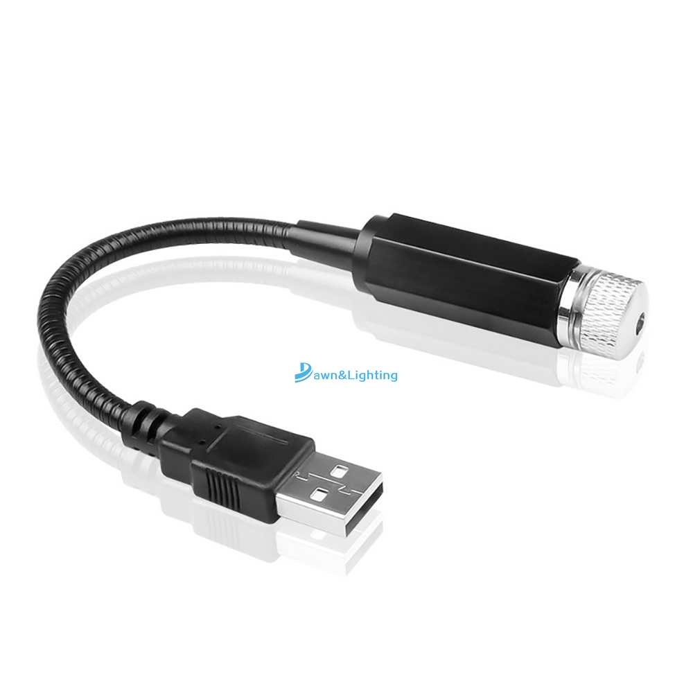 Đèn LED Tạo Hiệu Ứng Galaxy Mini Cổng USB Có Thể Điều Chỉnh Trang Trí Nóc Xe Hơi