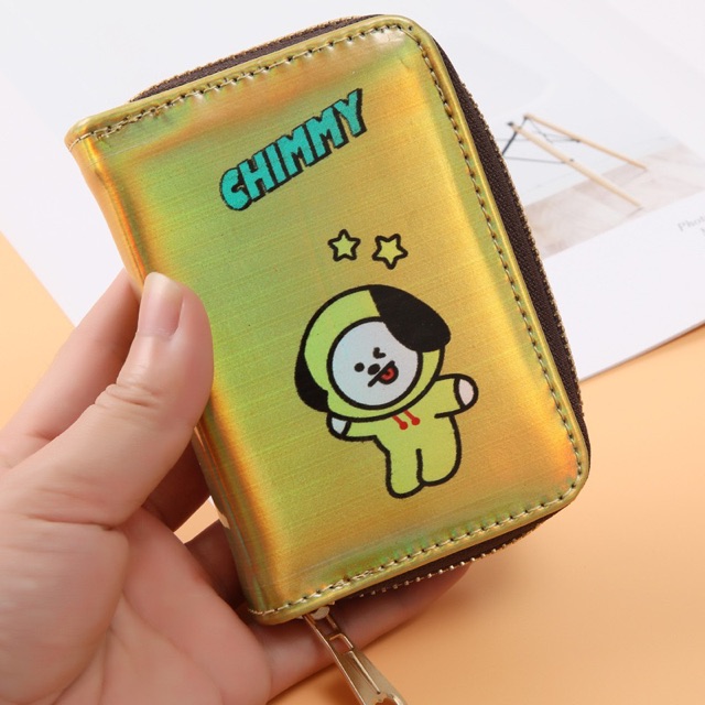 Ví ngắn cầm tay BT21 Tata Cooky Chimmy Shooky Koya Mang RJ