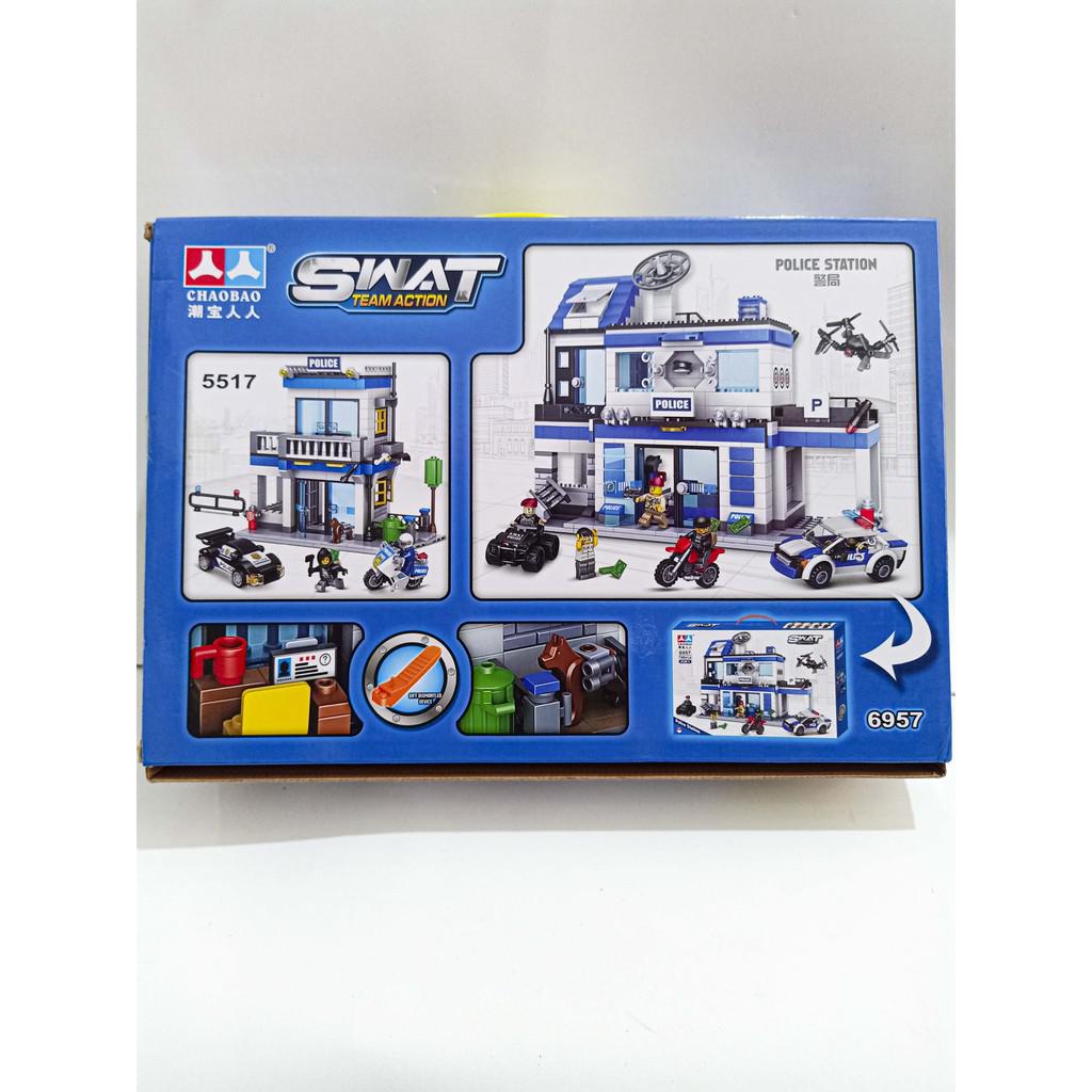 Lego xe ngôi nhà cảnh sát 5517 - đồ chơi xếp hình lắp ráp xe ngôi nhà cảnh sát với 382 miếng ghép Siêu rẻ