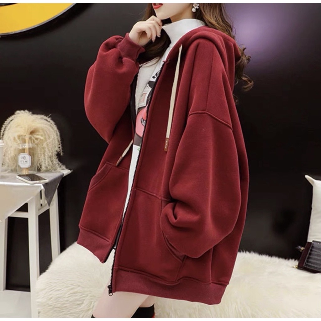 Áo chống nắng có mũ 3 màu xám đỏ đen SIÊU HOT, phong cách tối giản cực chất