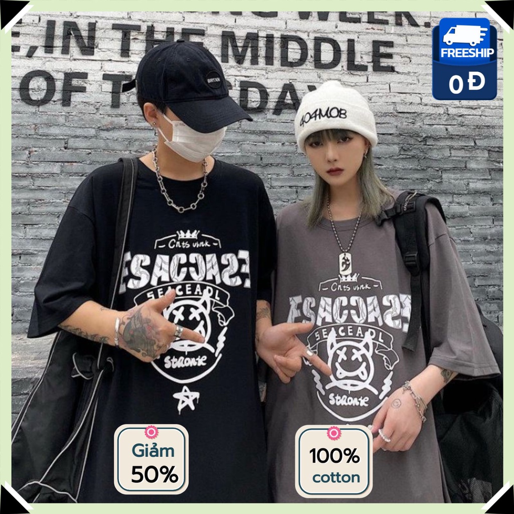 Áo phông tay lỡ nam nữ NASA STAR, áo thun unisex form rộng chất cotton mát mịn thấm hút mồ hôi AT60 | BigBuy360 - bigbuy360.vn