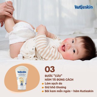 Kem Bôi Dịu Da KUTIESKIN [Tuýp nhỏ 3gr] - Giảm mẩn ngứa, hăm da, côn trùng cắn [kutiskin, cutieskin, kutiekin]