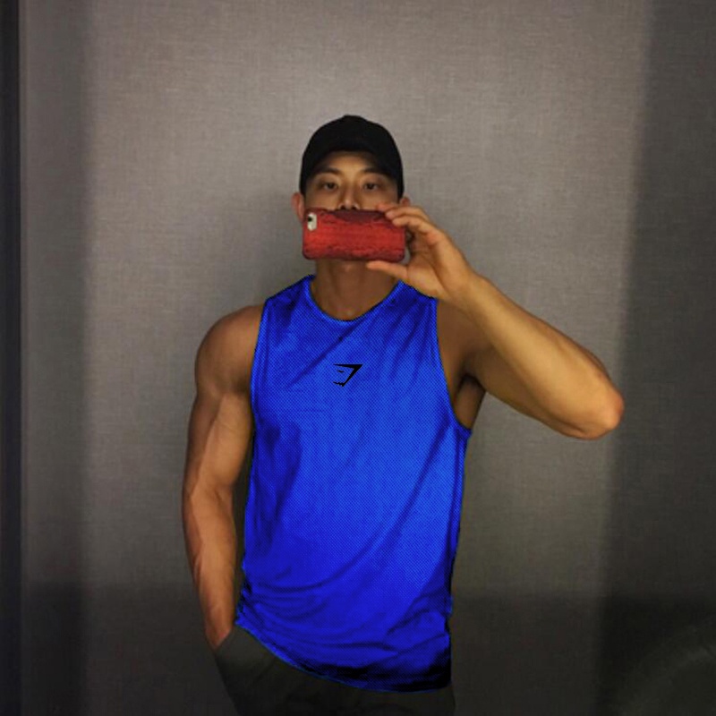 Áo Ba Lỗ Thể Thao Nhẹ Thoáng Khí Dáng Rộng Cơ Bắp Cao Cấp Cho Nam