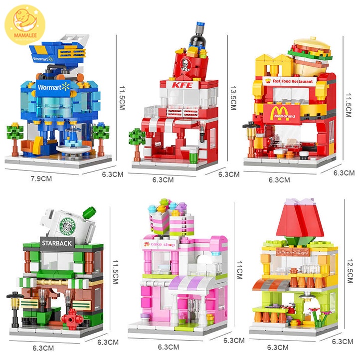 Đồ Chơi Lego 3D Lắp Ráp Mô Hình Thương Hiệu Nổi Tiếng Thế Giới [Hàng Cao Cấp]