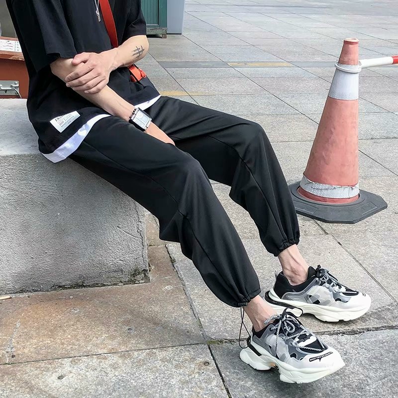 [ HOT TREND 2023 ] QUẦN JOGGER TÚI rộng nỉ ngoại NAM nữ phối CHỮ ống xuông bo chân lưng thun