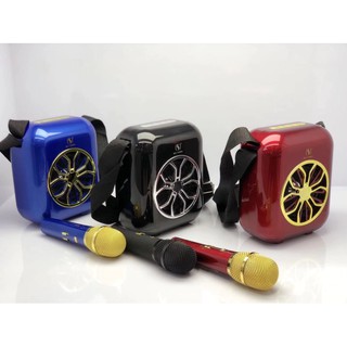 Loa Karaoke Mini YS-A20 Tặng Micro Không Dây