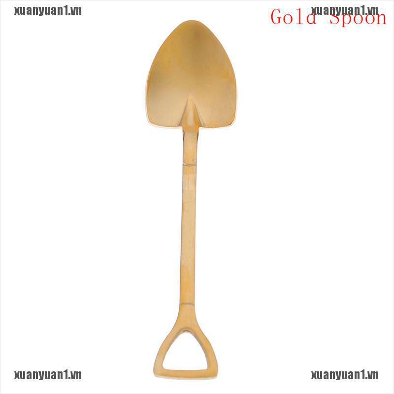 [XUANYUAN1] 1 Muỗng Nĩa Ăn Kem / Cà Phê / Súp Nhiều Màu Sắc Hình Dạng