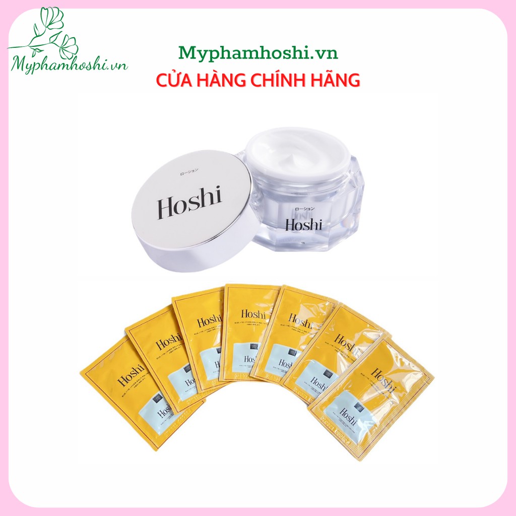 Gói test kem Hoshi Nhật Bản-Tái tạo trẻ hoá làn da, chống lão hoá, mờ thâm, nám, tàn nhang