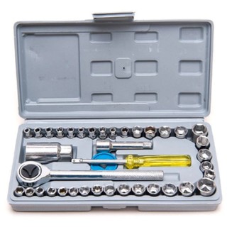 Bộ dụng cụ sửa chữa ôtô và xe máy 40 món inox