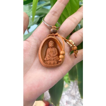 Móc khoá gỗ phật bổn mệnh