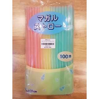 Set 100 ống hút bằng nhựa