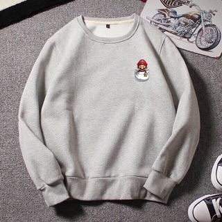 ÁO SWEATER LOGO MARIO CAO CẤP