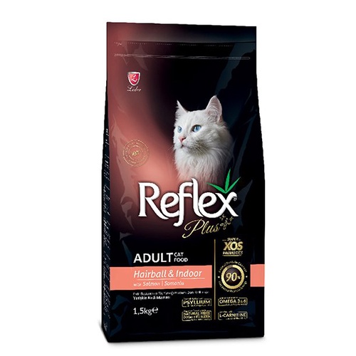 Thức ăn cho mèo trưởng thành hỗ trợ tiêu búi lông REFLEX PLUS ADULT HAIRBALL 1,5kg